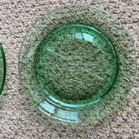 4 Uranium glass coasters - Picture 4 of 7